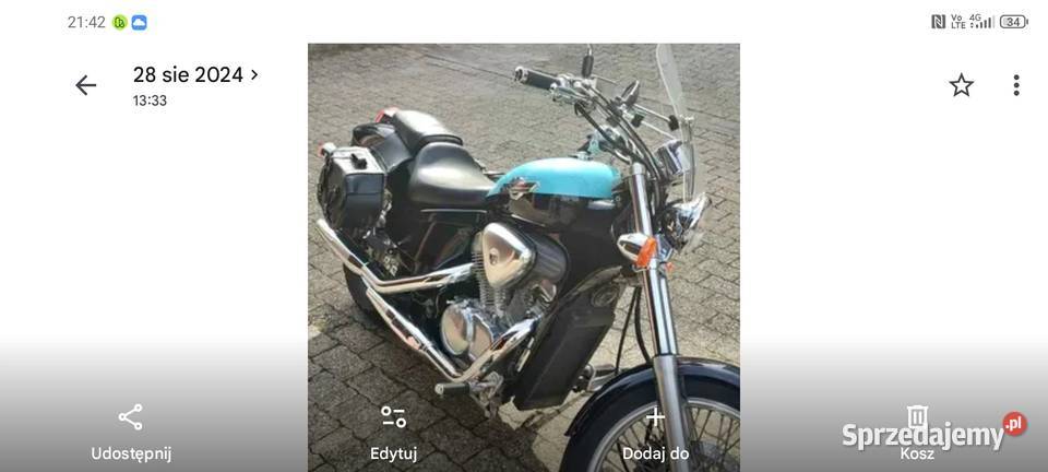 Honda schadow 12 przebieg