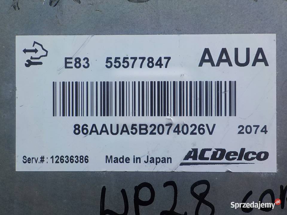 OPEL CORSA D LIFT 14 B 12r sterownik komputer