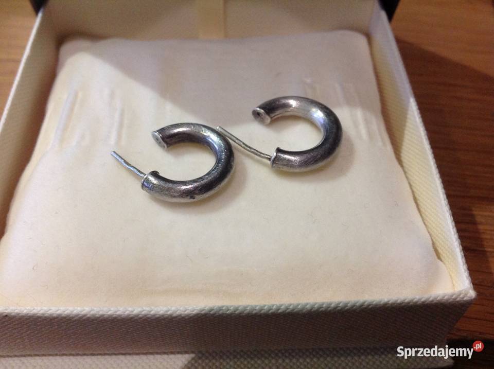 Srebrne Kolczyki Kółko Srebro 925 Vintage Nowa Sól sprzedam