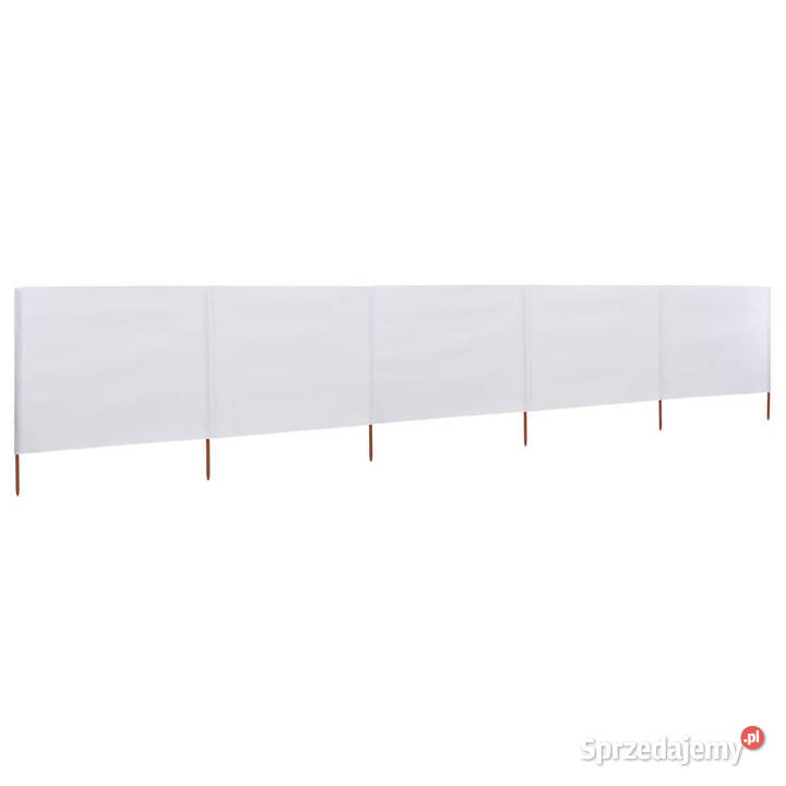 Parawan 5skrzydłowy z tkaniny 600x160 piaskowa Warszawa