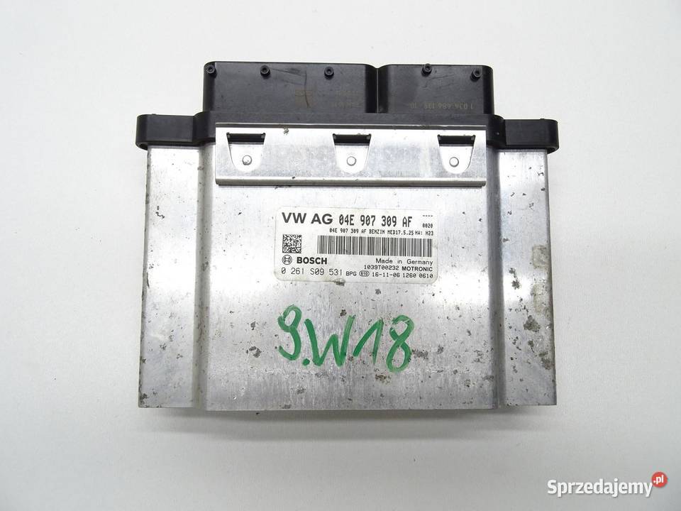 STEROWNIK KOMPUTER SILNIKA 04E907309AF 12 TSI