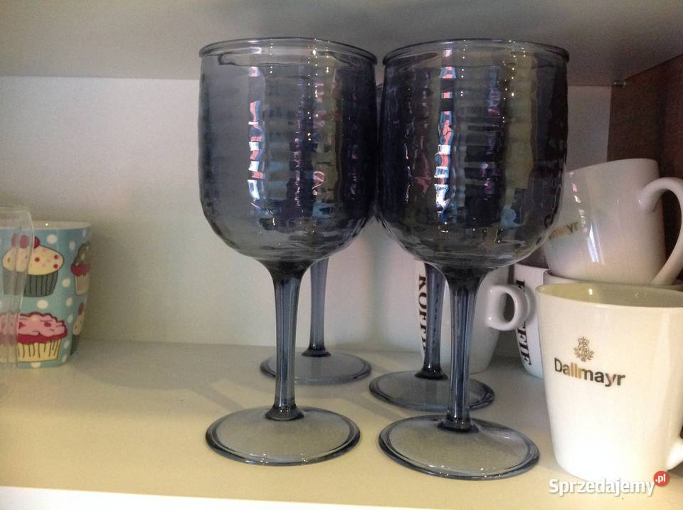Piękne Duże Kielichy Home do Wody 4 j nowe lubuskie Nowa Sól