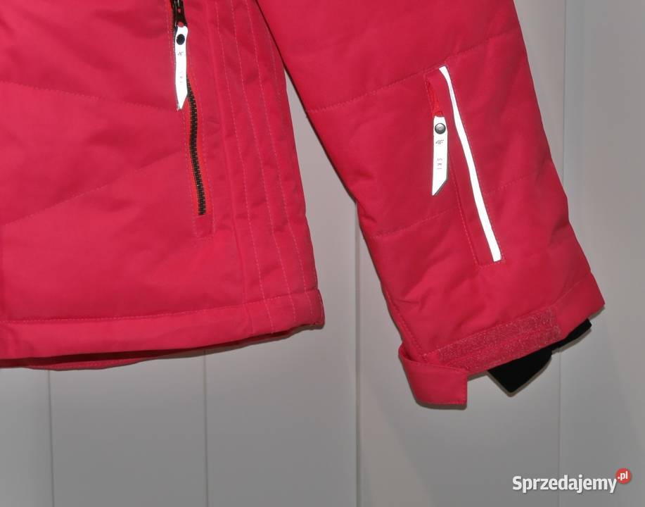 Kurtka 4F Narciarska JKUDN400 GrowUp fuksja 152 dolnośląskie sprzedam