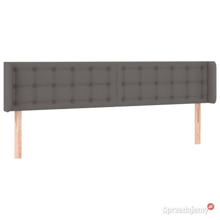 Zagłówek do łóżka z LED szary 163x16x7888 Warszawa