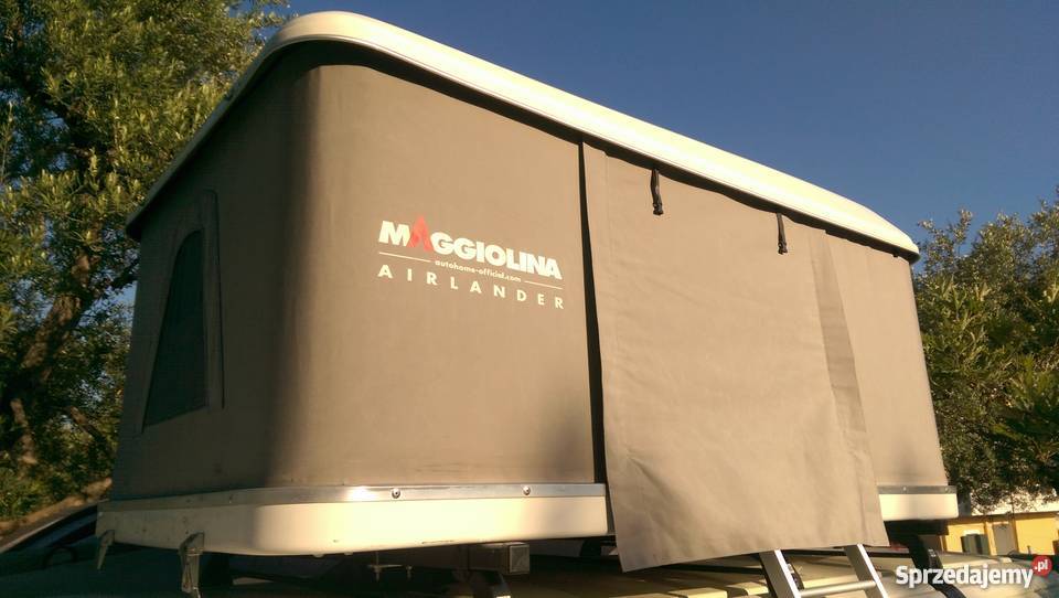 Maggiolina namiot dachowy kempingowy oryginalny Namioty