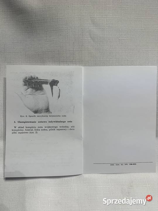 Nż wojskowy WZ 1967 opis i użytkowanie KOPIA Kalisz