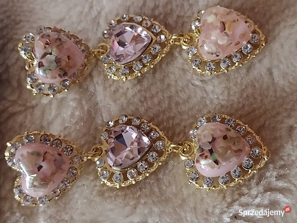 Ekskluzywne długie kolczyki wieczorowe z Londynu Dla kobiet Dodatki małopolskie Kraków