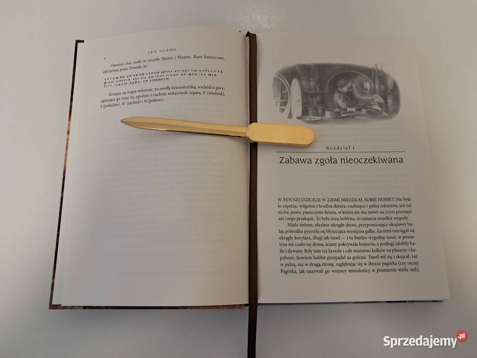 Książka Hobbit albo tam i z powrotem J R R ISBN 9788383354019 Kultura i Rozrywka Kraków sprzedam
