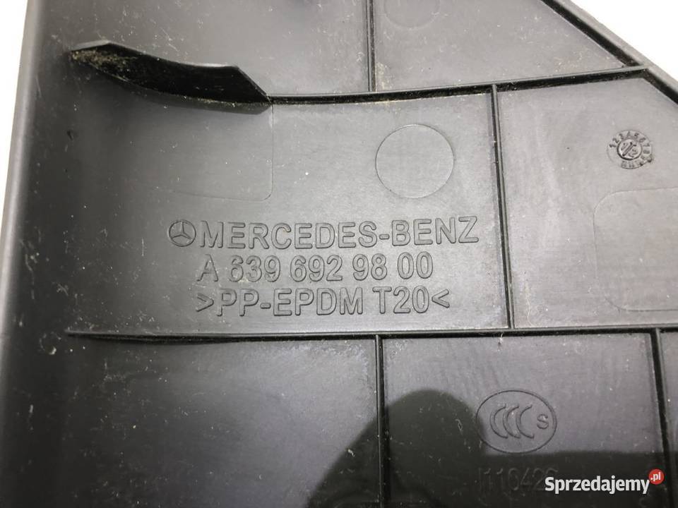 ZAŚLEPKA DESKI MERCEDES VITO W639 A6396929800