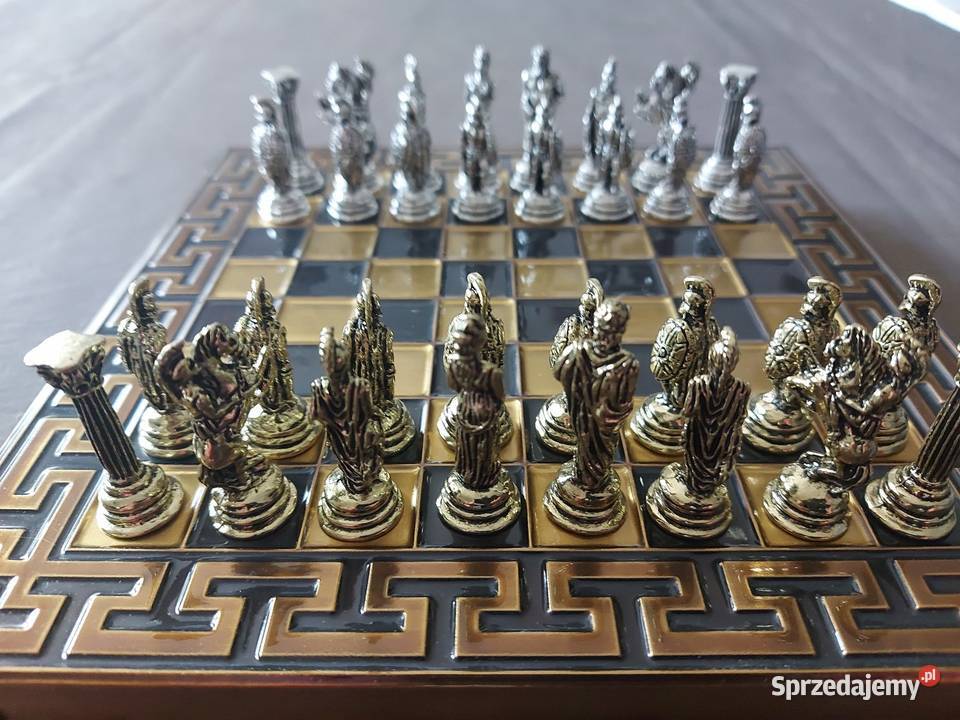 Metalowe szachy Marinakis Wiek od 4 Ekonomiczne i strategiczne śląskie Sosnowiec