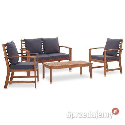 vidaXL 4cz zestaw wypoczynkowy do ogrodu Warszawa
