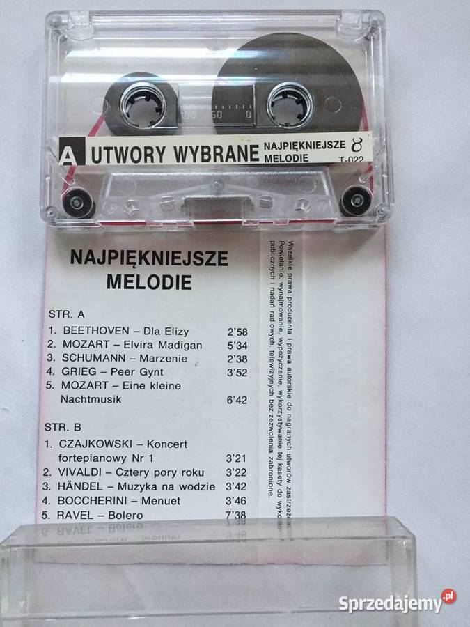 Utwory wybraneNajpiekniejsze melodiekaseta MC 1 płyta Lublin