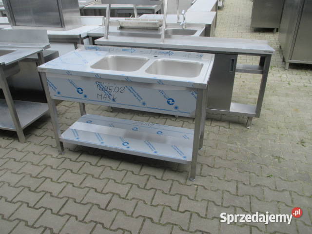 Nowy Zlew Gastronomiczny 2 Komorowy Z Półką