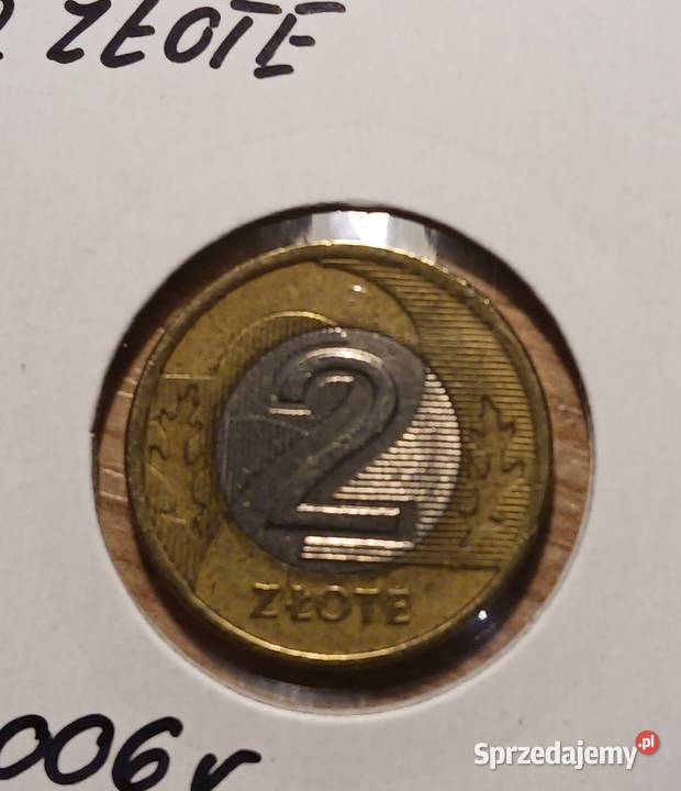 2 Złote 2006 r najniższy nakład Kolekcje Konin