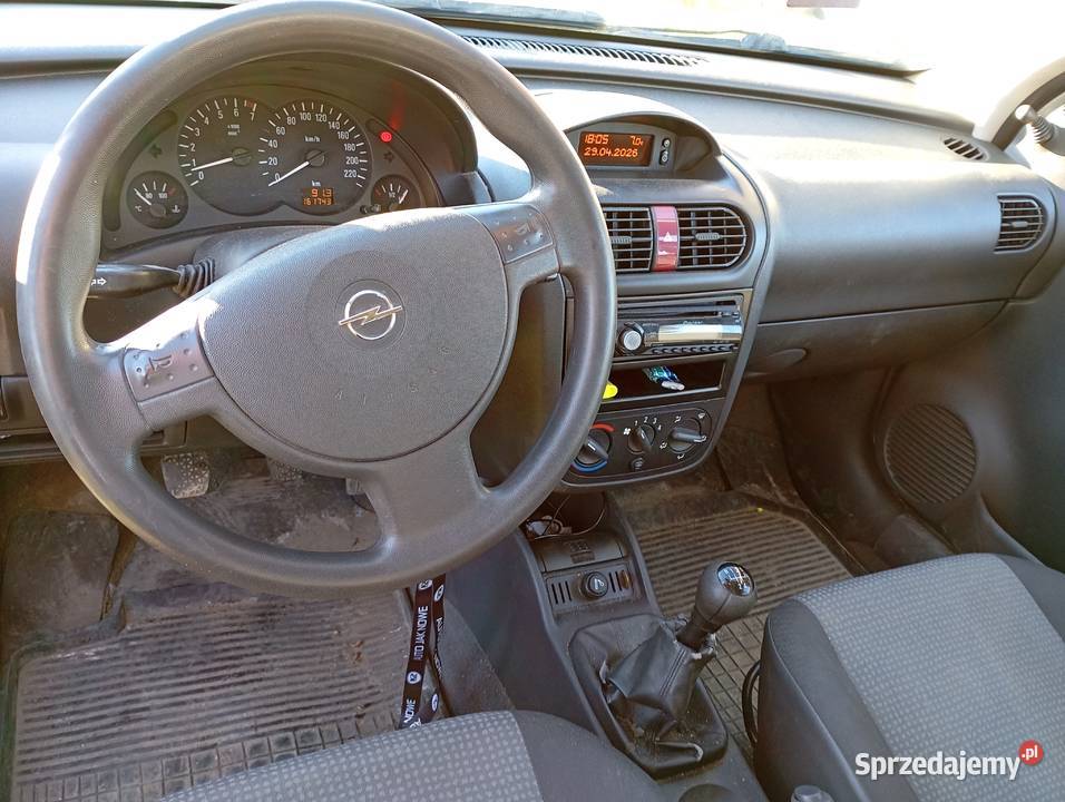 Opel Corsa C 10 benzyna 2004 warmińsko-mazurskie Stębark sprzedam