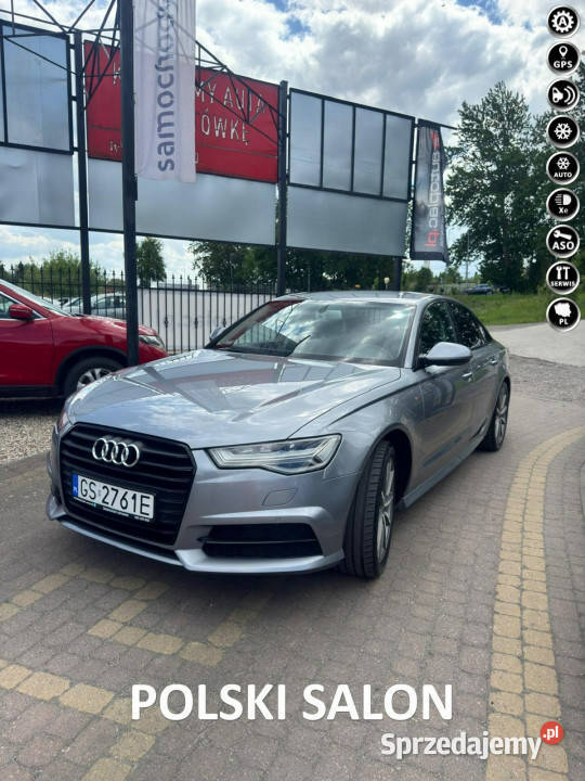 Audi A6 Sline Salon Polski PoLift Matrix garażowany Słupsk
