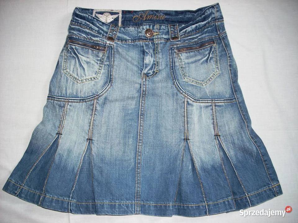 Jeansowa Dżinsowa spódnica AMISU 38 40 Jeans małopolskie Nowy Sącz