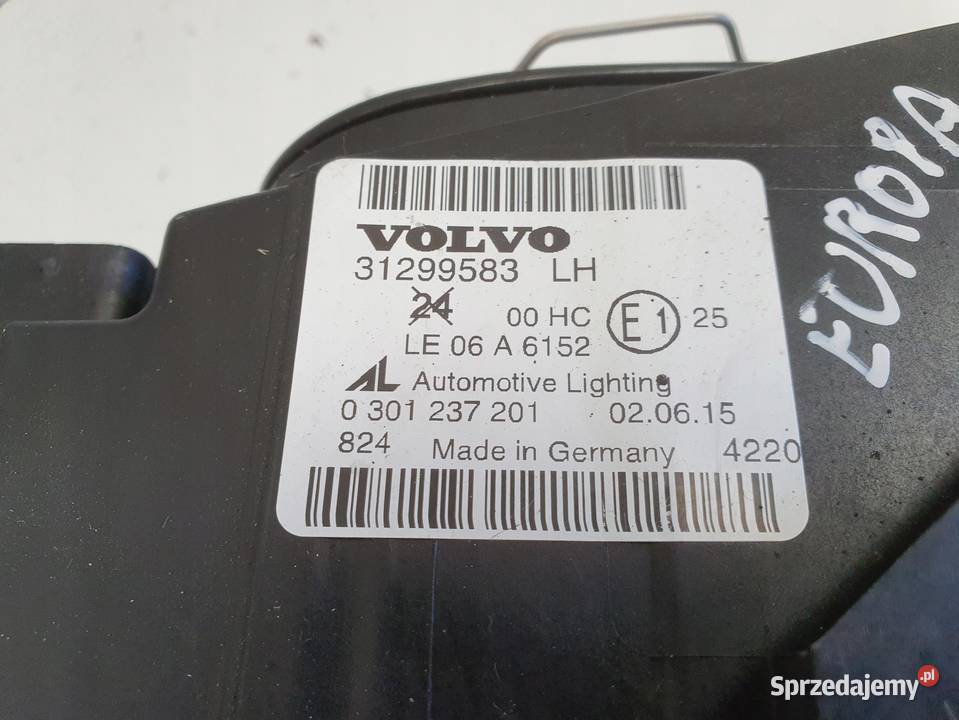 LAMPA Volvo S40 II V50 LIFT LEWY PRZÓD lewa Lampy przednie lubelskie sprzedam