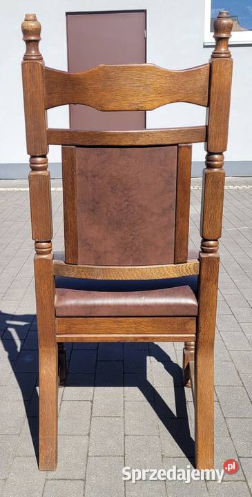 Antyki 4 krzesła lite drewno Zamość