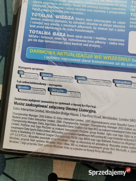 Championship Manager 2010 Edycja Specjalna strategiczne Komputerowe PC Gry komputerowe i konsolowe