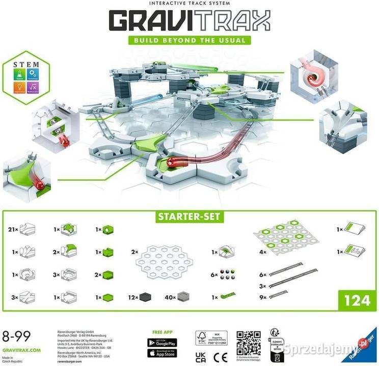 Gra logiczna RAVENSBURGER Gravitrax Zestaw Poznań