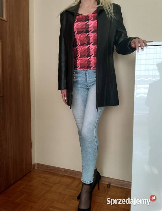 STYLOWA kurtka płaszczyk damski eko skóra czarny Łapy sprzedam