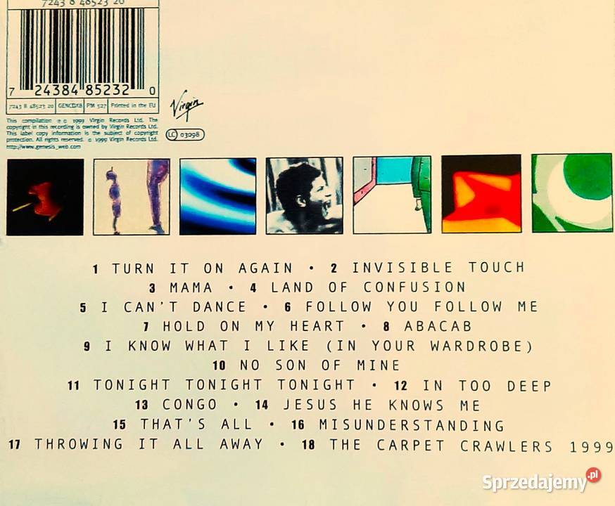 Sprzedam Album Cd GENESIS Turn It On Again CD 1 płyta Warszawa
