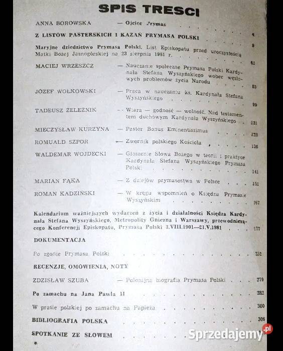 Życie i myśl 78 1981 Kard S Wyszyński Rok wydania 1981 Chełm sprzedam