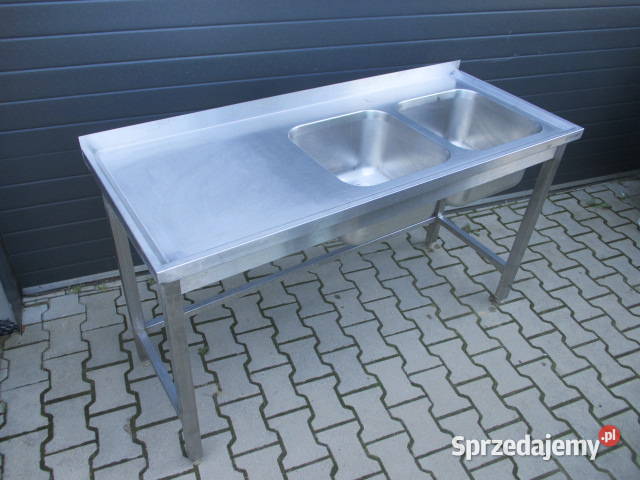 Zlew 2 Komory Dwukomorowy Stal Nierdzewna wielkopolskie Ostrów Wielkopolski