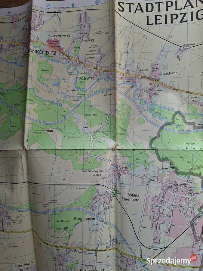 Stadtplan Leipzig 115 000 Kraków sprzedam