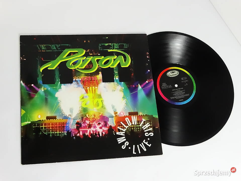 Winyl POISON Swallow This Live 1991 Biłgoraj