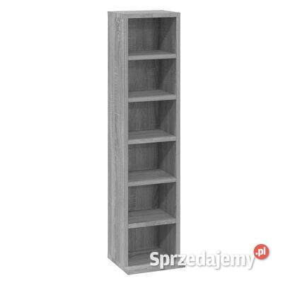 vidaXL Szafka na płyty CD szary dąb sonoma Warszawa