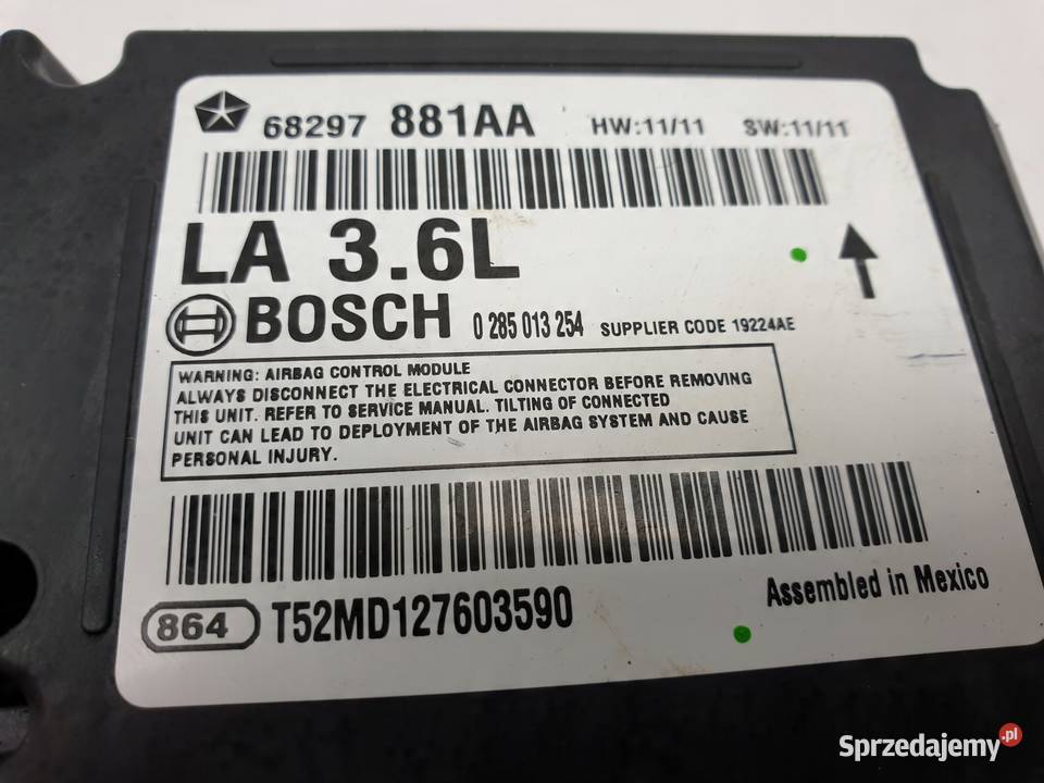 Dodge Challenger 15 36 MODUŁ PODUSZEK AIRBAG lubelskie sprzedam