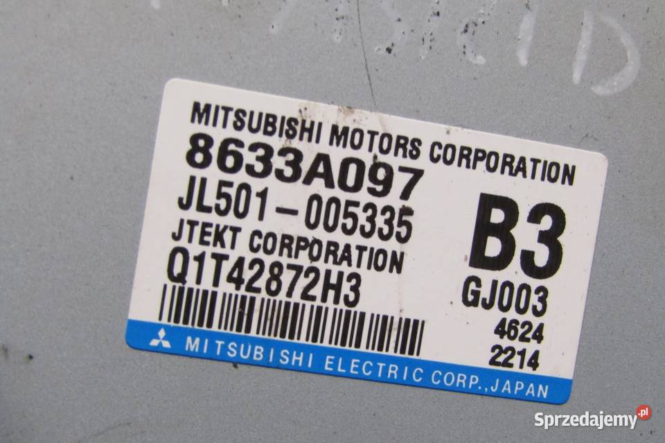 MODUŁ STEROWNIK WSPOMAGANIA MITSUBISHI OUTLANDER