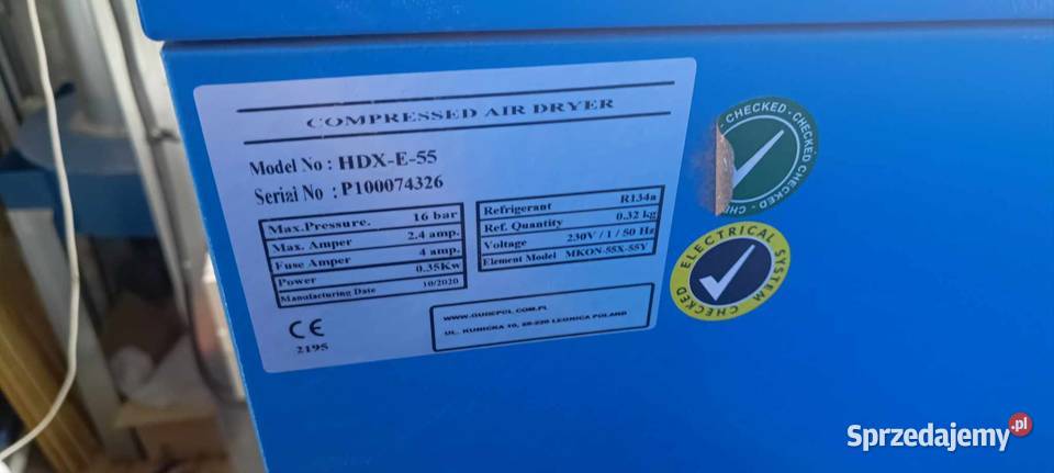 KOMPLET sprężarka Gudepol GDSMART 5510 Pobiedziska