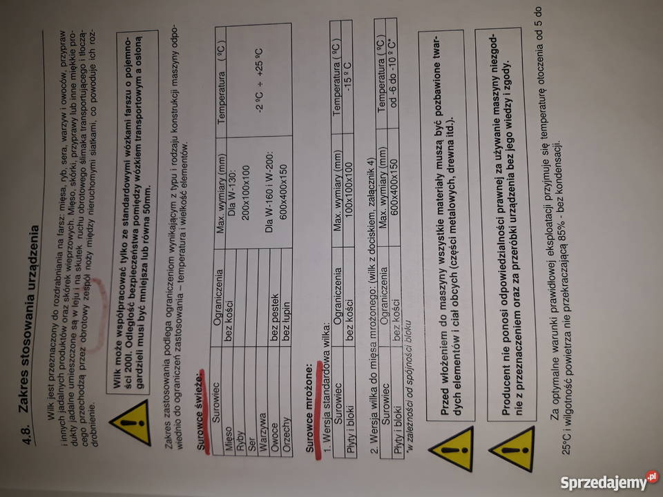 Wilk kątowy W160 NOWICKI 2015r