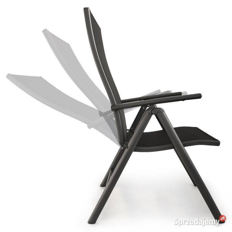 Krzesło ogrodowe składane metalowe regulacja Bielsk Podlaski