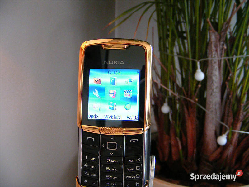 Telefon Nokia 8800 Gold 24k ochrona rozmów Nokia Zgierz