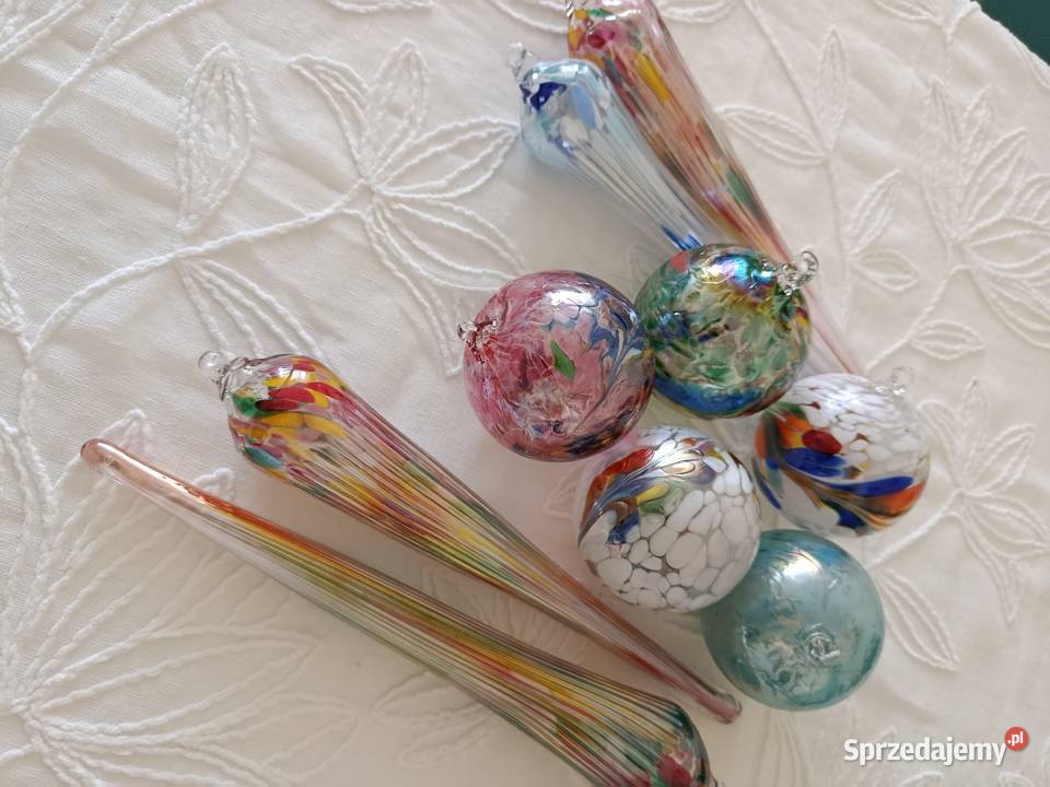Bombki ozdobne projK Trygar Porcelana i szkło mazowieckie Warszawa