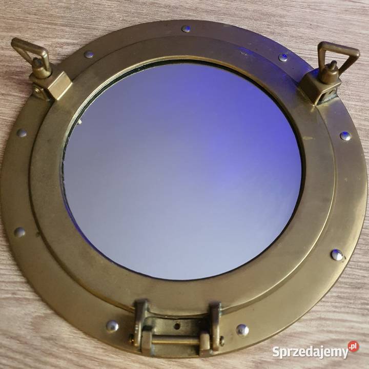 Bulaj lustro okrętowe mosiądz Pozostałe Nowa Sól
