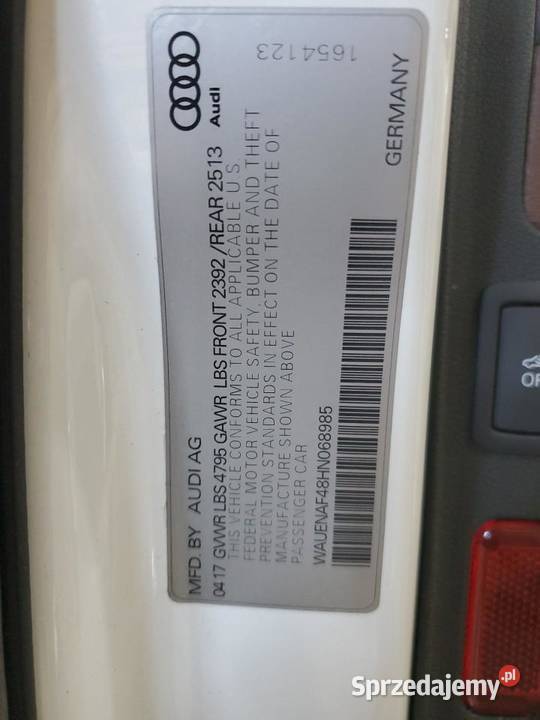 2017 AUDI A4 PREMIUM PLUS Częstochowa sprzedam