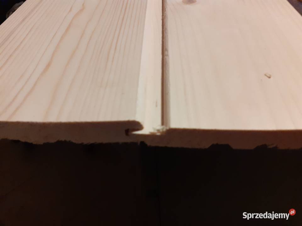 Świerkowa deska elewacyjna obiciowa boazeria