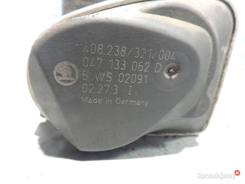PRZEPUSTNICA SKODA FABIA 14 MPI 047133062D Nowy Sącz