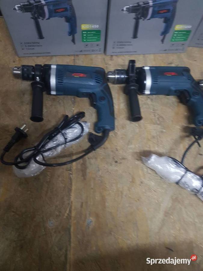 MOCNA WIERTARKA UDAROWA 13MM 1450W EUROTEC 13MM Głogowa sprzedam