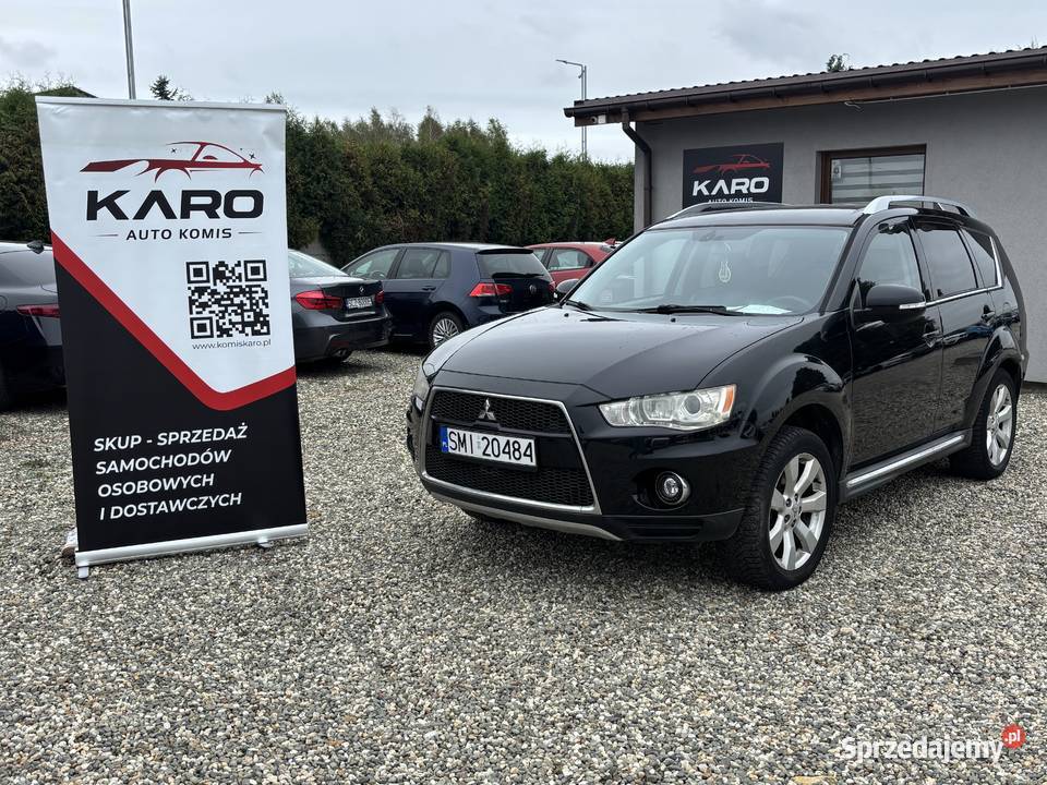 Mitsubishi Outlander 2009r 4x4 7osobowy elektryczne szyby Paniówki