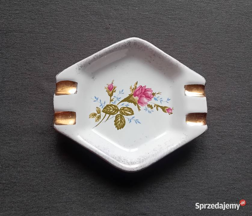 Popielniczka HenCer Chodzież dekor Złota Róża sprzedam