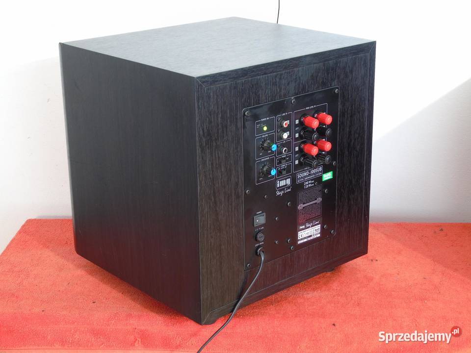 Sub aktywny IMG Stage Line SOUND100SUB Monacor Wzmacniacze i pokrewne podkarpackie Jasło