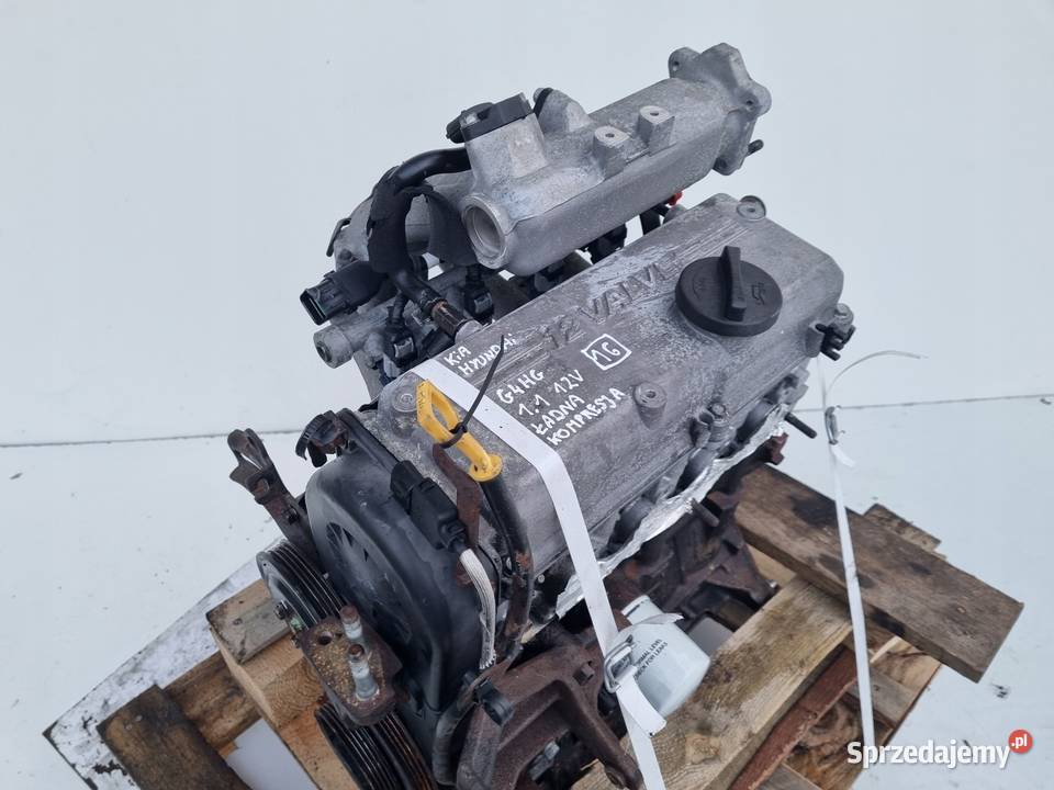 SILNIK KOMPLET Hyundai Atos 11 12V ładna osobowe Janów
