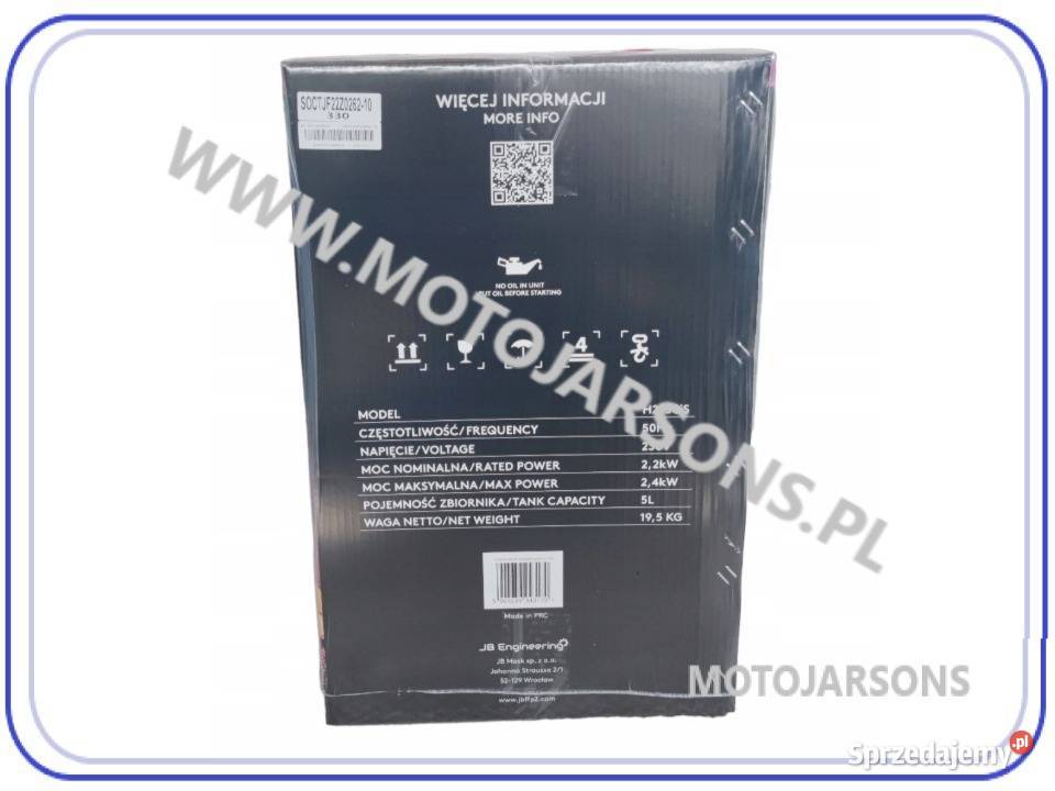AGREGAT PRĄDOTWÓRCZY 22 kWJB Engineering H2750iS mazowieckie Warszawa