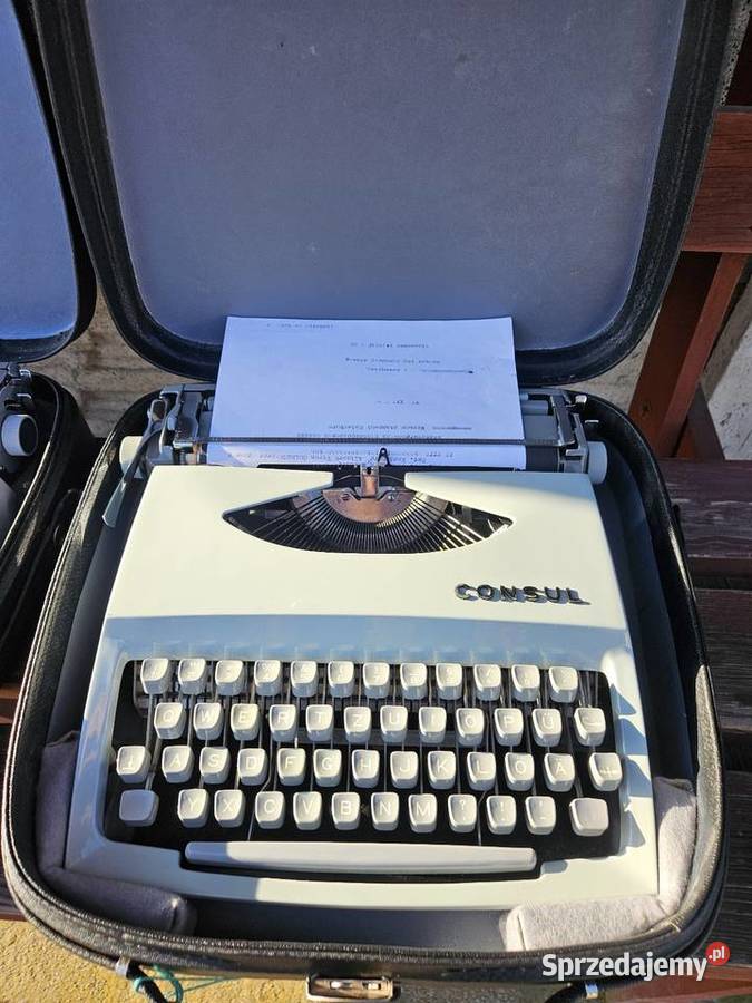 Maszyna do pisania Consul Czechosłowacjia Super Młynek